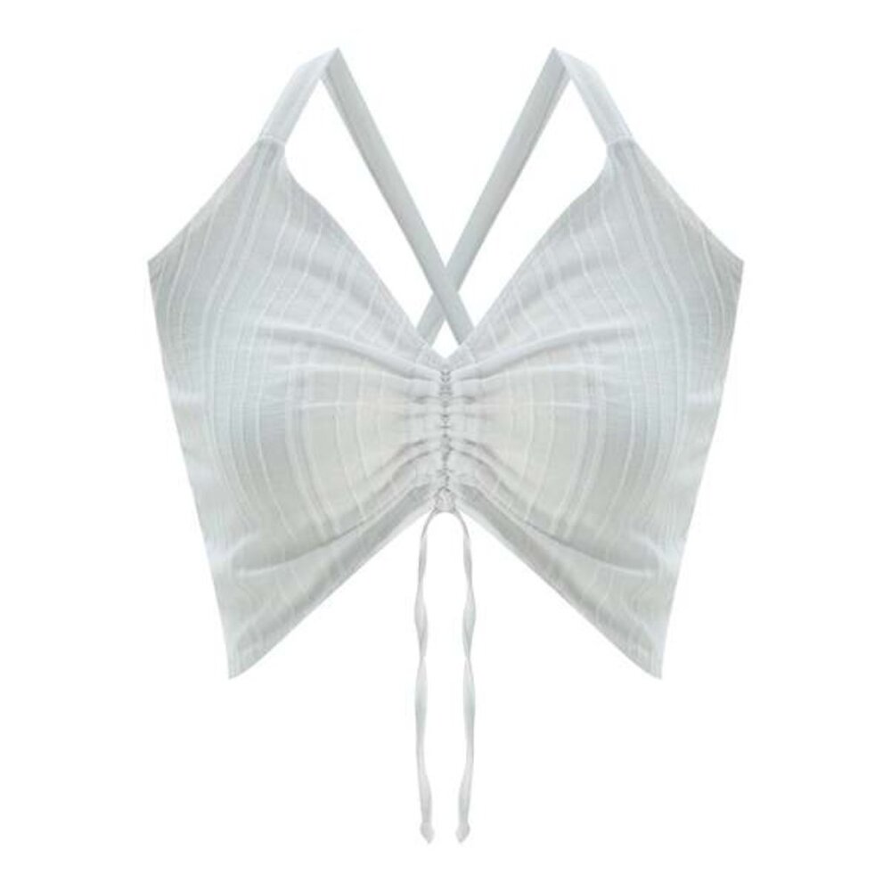 Else Ponza Crop Top in White, Size Medium. New with Tags.